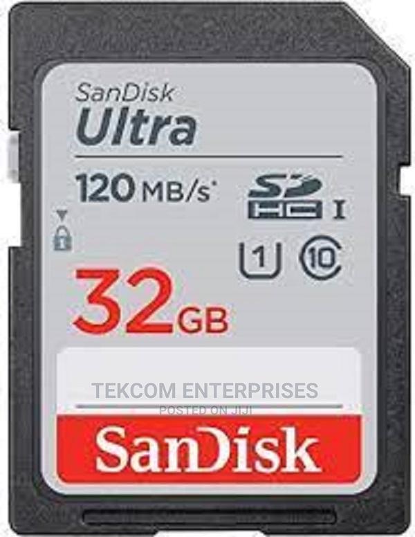 Sandisk 32GB Ultra SDHC UHS-I Memory Card - 120mb/S