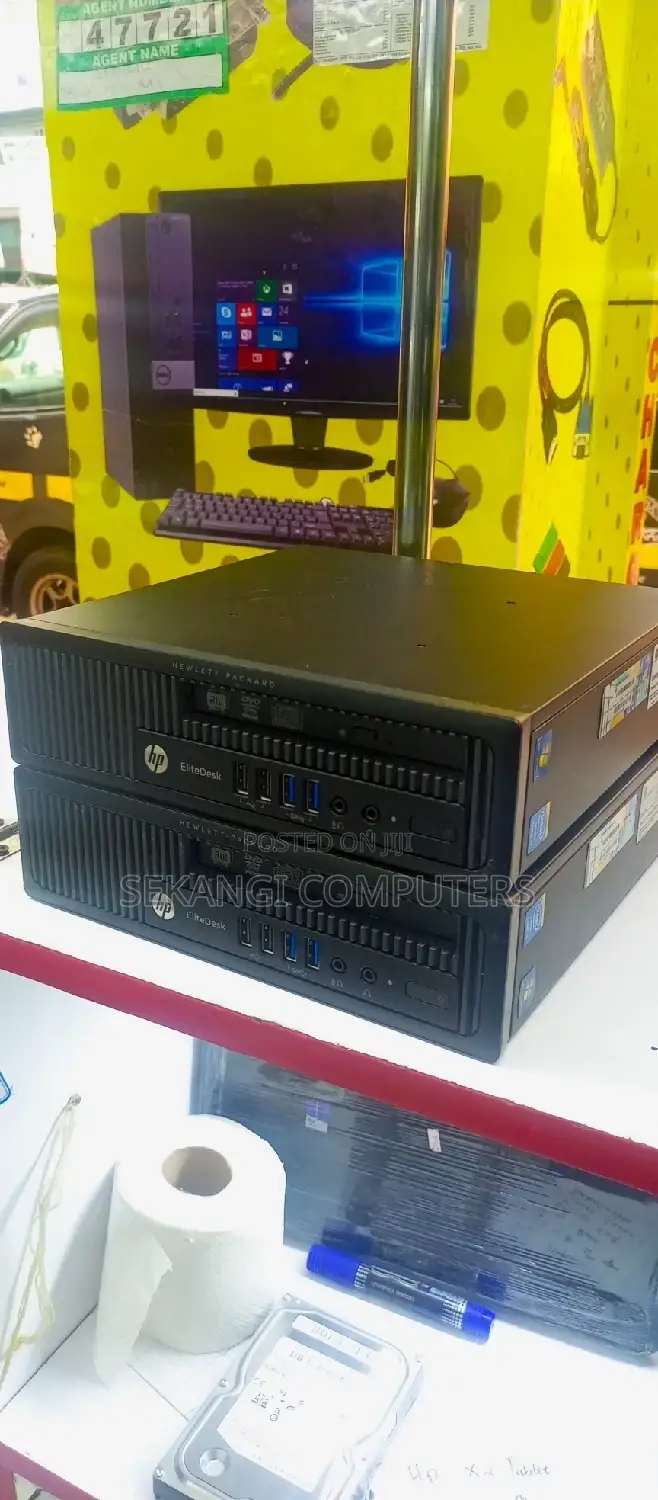 Desktop Computer HP EliteDesk 800 8GB Intel Core I3 HDD 500GB