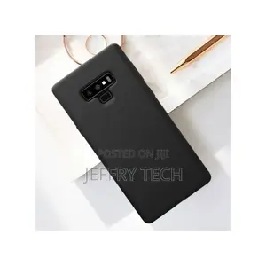 Black Silicon Case for Samsung Galaxy Note 9