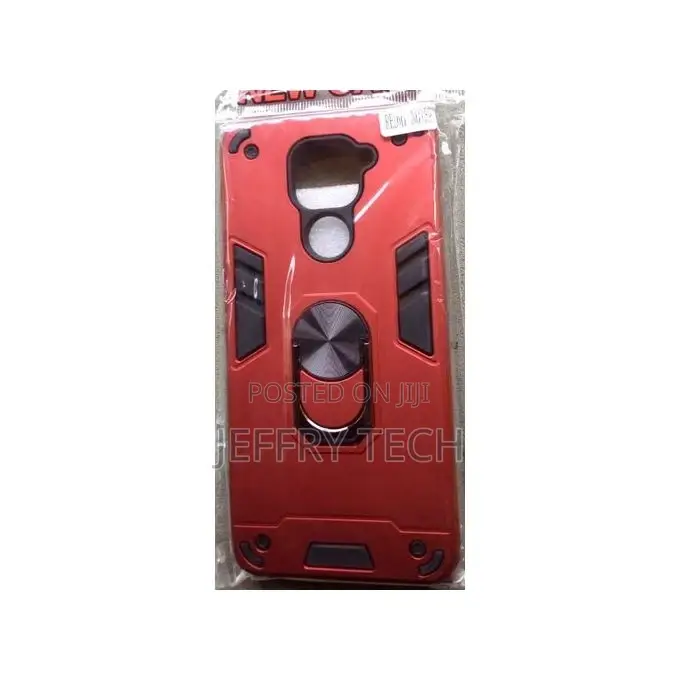 Ring Cover Phone Case for Redmi Note 9 Red