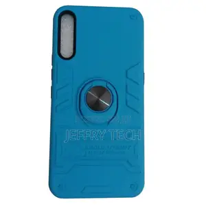 Ring Cover Phone Case for Tecno Camon 12pro Blue