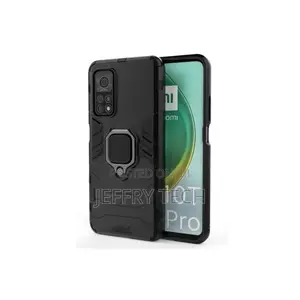 Ring Cover Phone Case for Redmi Note 10 Pro Max Black