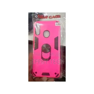 Ring Cover Phone Case for Samsung Galaxy A20s Pink
