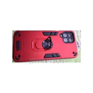 Ring Cover Phone Case for Samsung Galaxy A22 Red