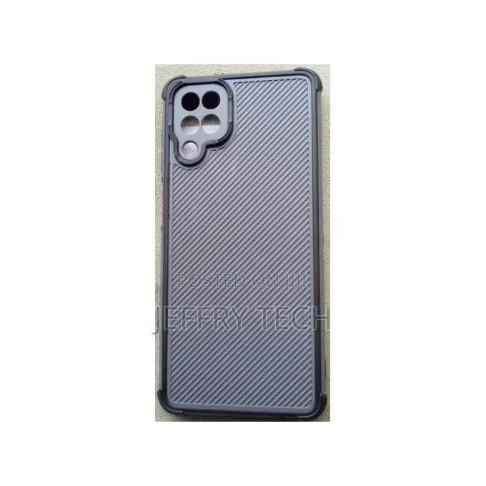 Silicon Cover Phone Case for Samsung Galaxy A12 Black