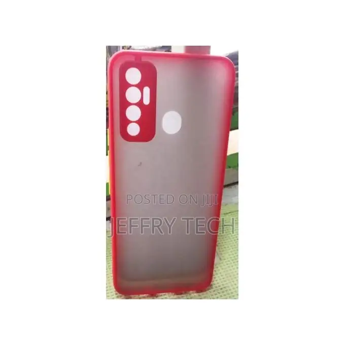 Hard Cover Phone Case for Tecno Spark 7p Red