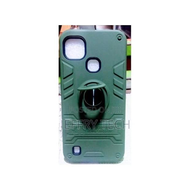 Ring Cover Phone Case for Infinix Smart HD 2021 Green - thumbnail 2