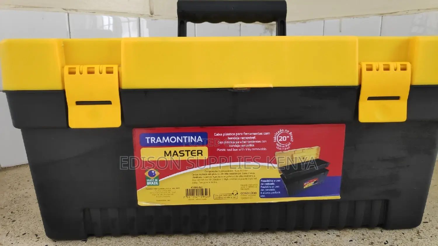 Tool Box 20" Tramontina Toolbox Strong 20 Inch Tool Box