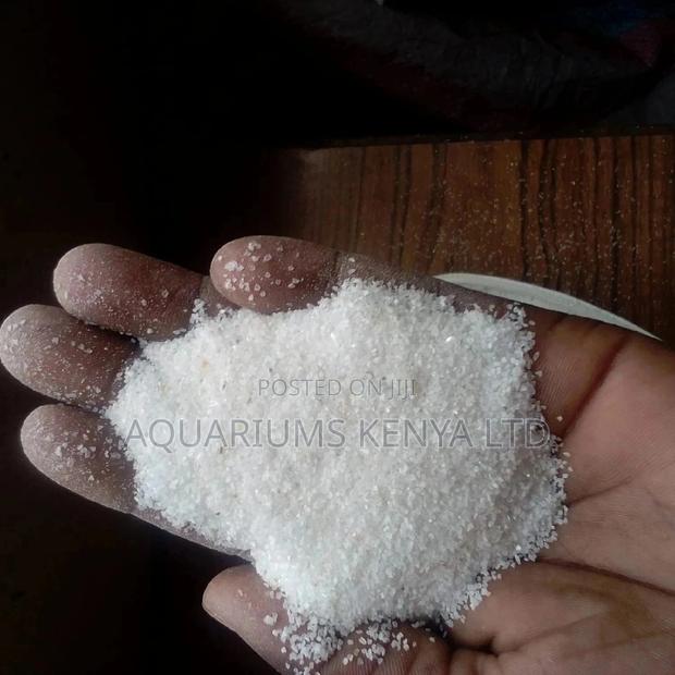 White Aquarium Mabble Sand - main view