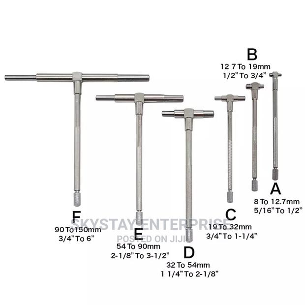 Telescoping Measuring Tool 6pcs Set - thumbnail 10
