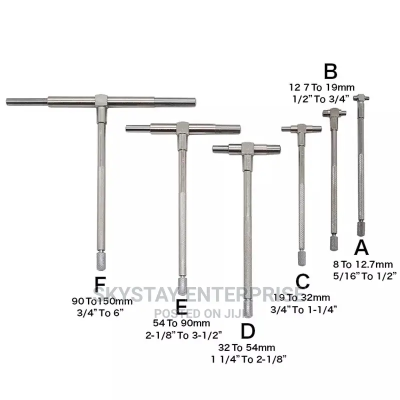Telescoping Measuring Tool 6pcs Set