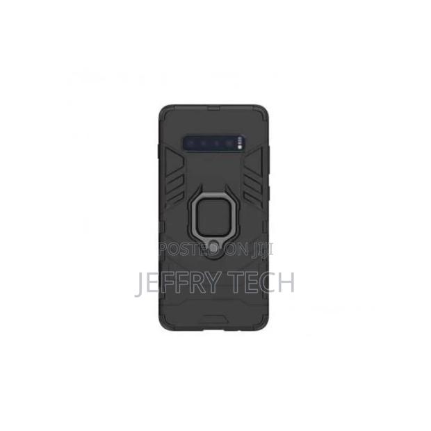 Ring Cover Phone Case for Samsung Galaxy S10 Black