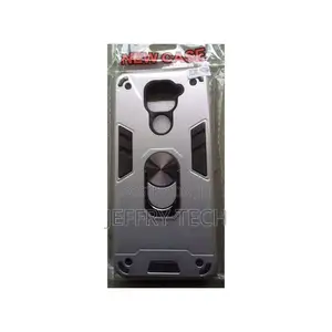 Ring Cover Phone Case for Redmi Note 9 Light Silver