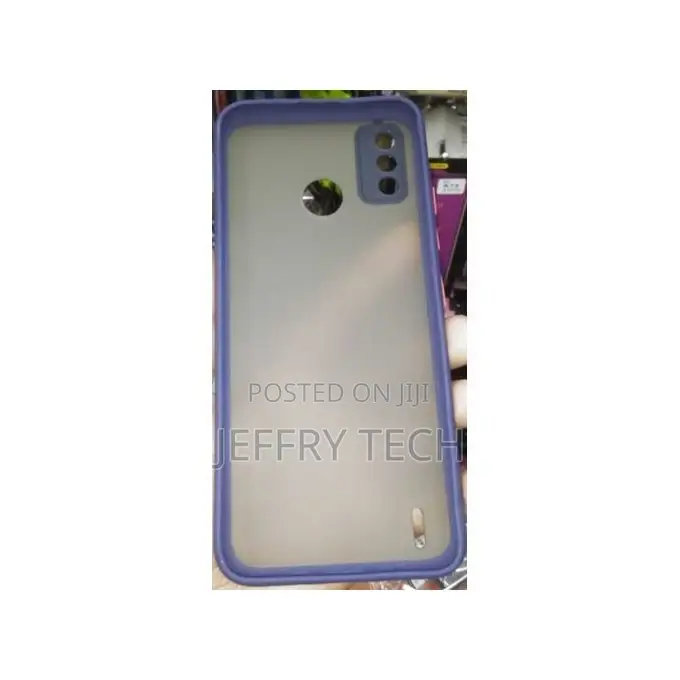 Hard Cover Phone Case for Tecno Spark Go Greylish Blue