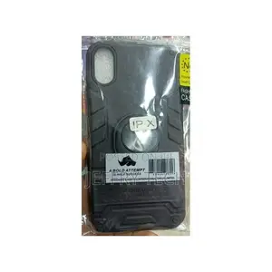 Ring Cover Phone Case for iPhone X Black