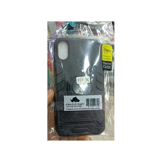 Ring Cover Phone Case for iPhone X Black - thumbnail 3