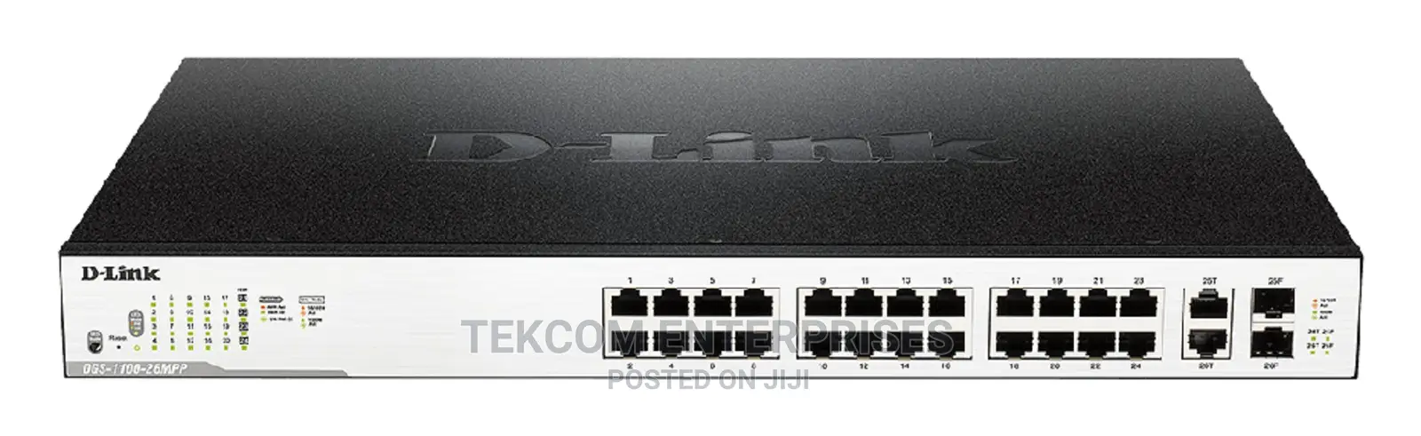 D-Link DGS-F1026P 250 Meter Support 24-Port 1000mbps