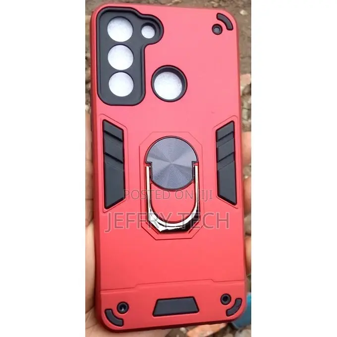 Heavy Duty Ring Case Tecno Pop 5 Pro