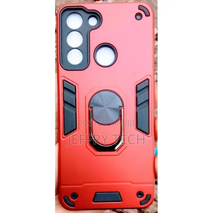 Heavy Duty Ring Case Tecno Pop 5 Pro