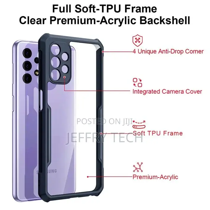 Hard Clear Case Cover for Samsung A13 4G