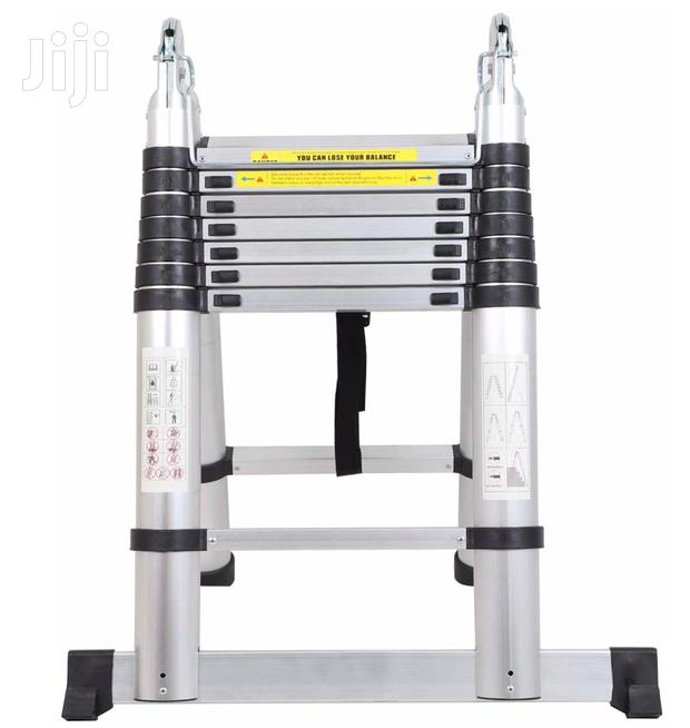 Telescopic Ladder 5M Double Telescopic Ladder 16FT Height - thumbnail 3