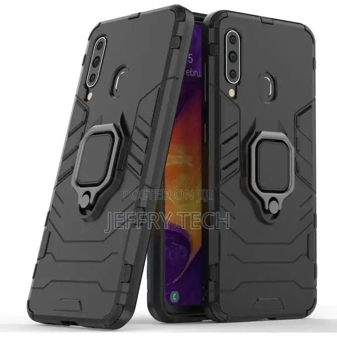 Case for Samsung A30 Case (Black Hard Cover)