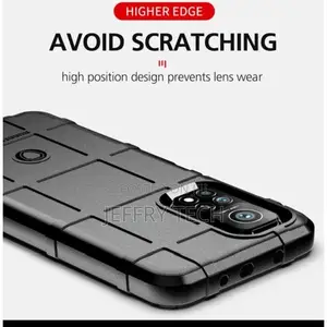 Black Amour Case for Xiaomi MI 10T Cover (Black Cover)