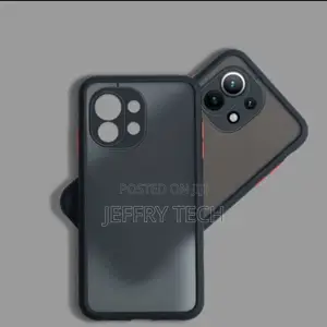 Black Semi Transparent Xiaomi Mi 11 Lite Case Cover