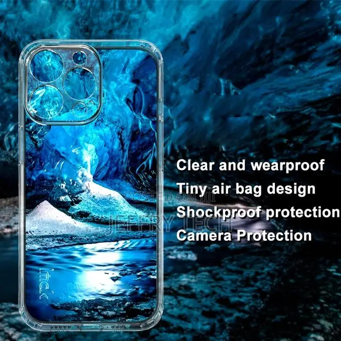 Transparent TPU Shockproof Phone Case for iPhone 13 Pro Max