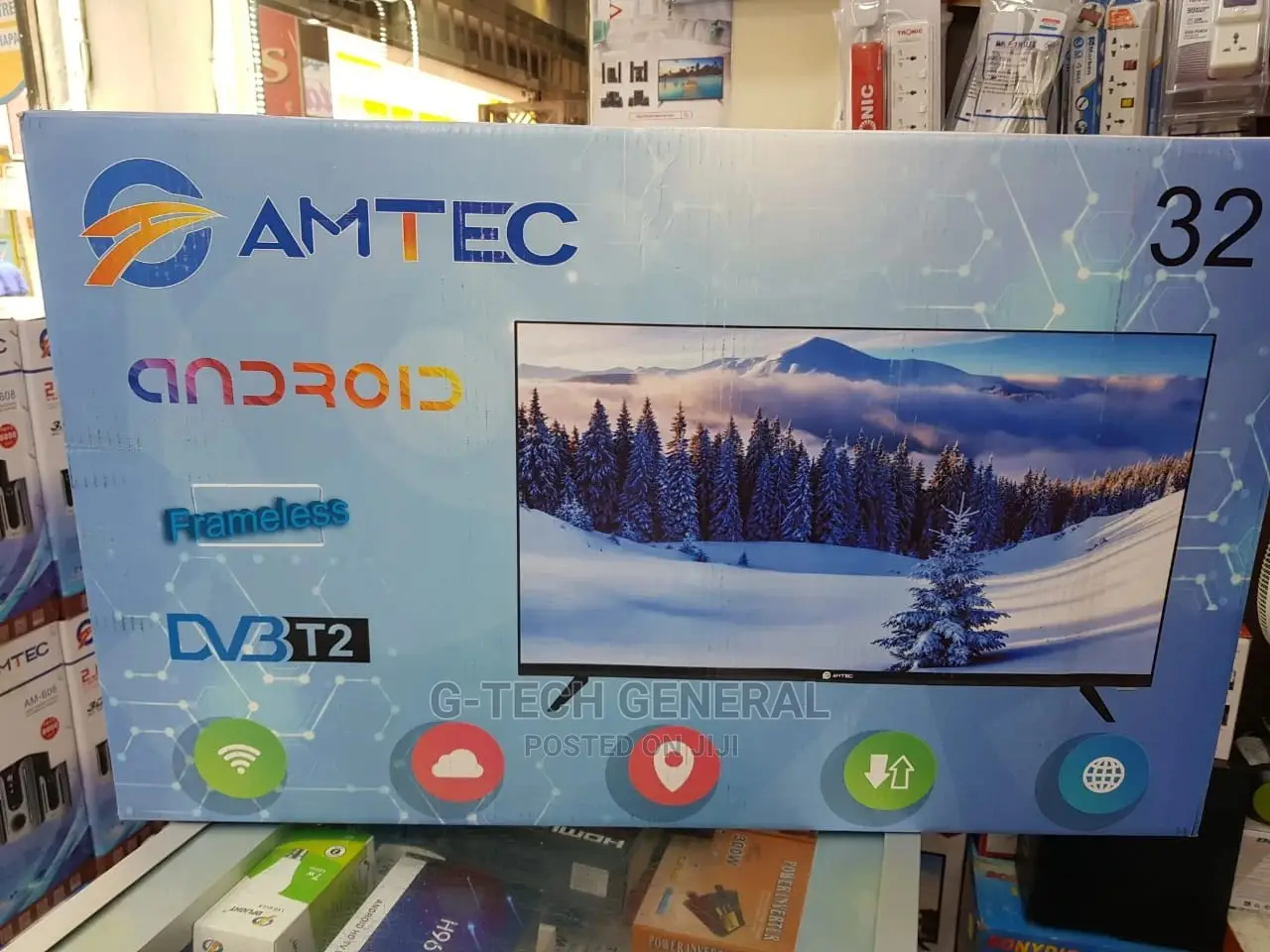 Amtec 32" Inch SMART Android LED TV,Netflix,Youtube