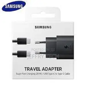 Samsung Charger 25 Watts 3 Pin Uk-Black Type C