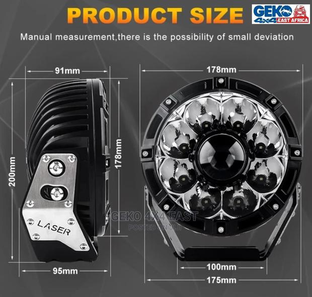 7" Laser LED Off-Road Lights (Pair) - thumbnail 4