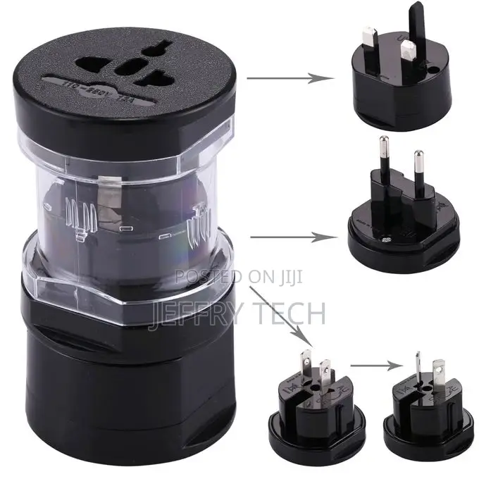 All in 1 EU + AU + UK + US Plug Travel Universal Adaptor