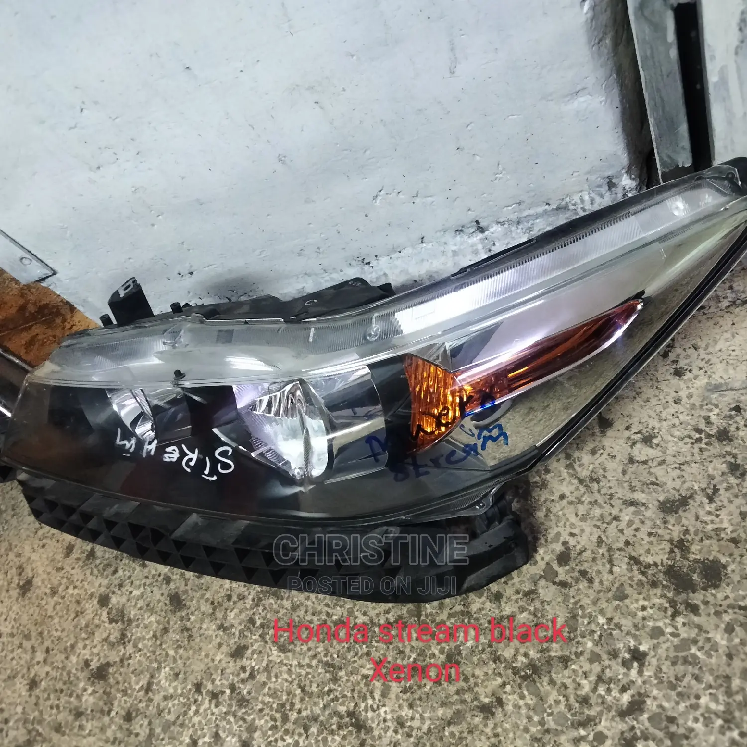 Honda Stream Black Xenon Headlight