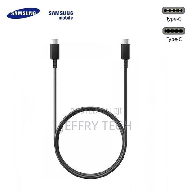 Samsung USB Type-C to C 5A 65W -100w Cable-Black - main view