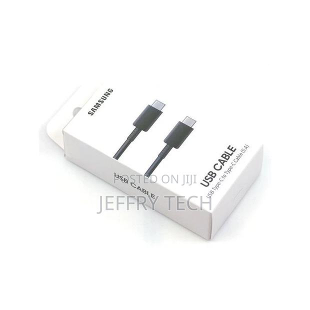 Samsung USB Type-C to C 5A 65W -100w Cable-Black - thumbnail 2