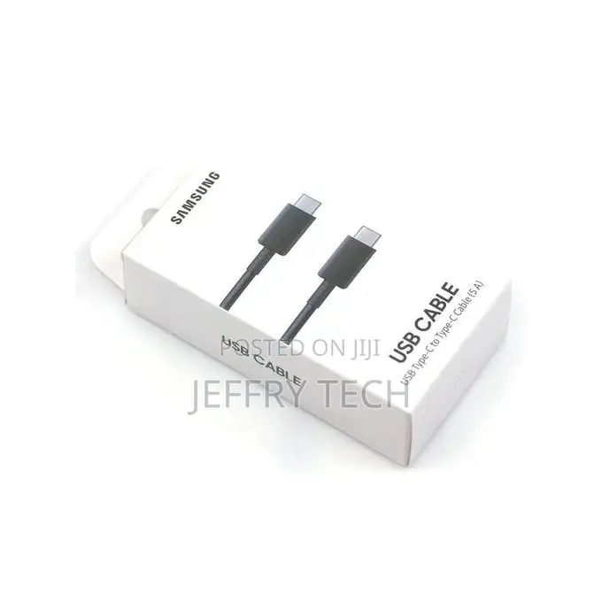 Samsung USB Type-C to C 5A 65W -100w Cable-Black