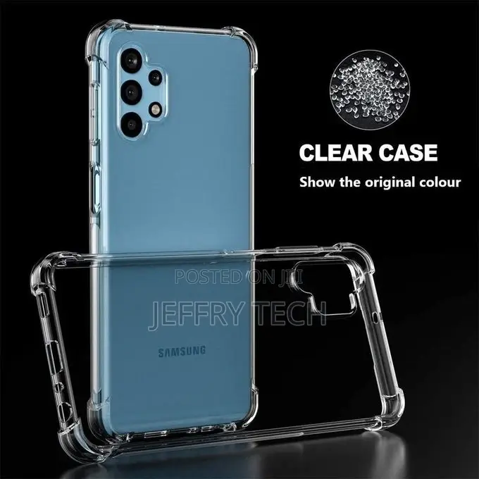 Case for Galaxy A32 5G Case, Transparent Soft TPU Reinforced