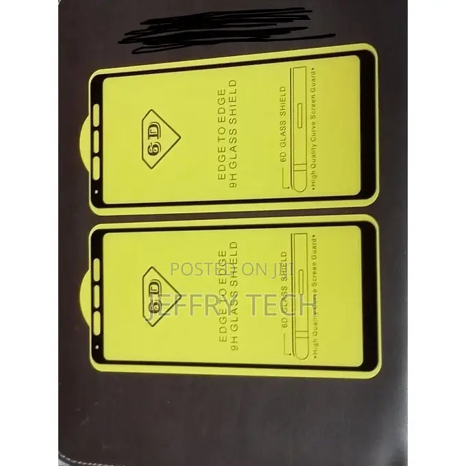 Glass Screen Protector for Samsung Galaxy A9 2018 - Black