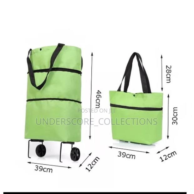 Foldable Trolley Shopping Bag - thumbnail 3