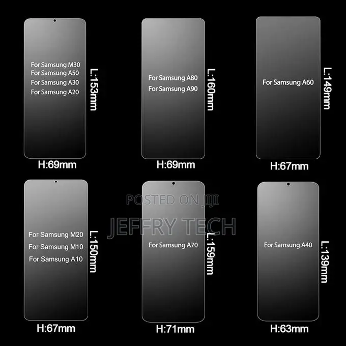 Tempered Glass for Samsung A50 A70 A40 A90 Screen Protector