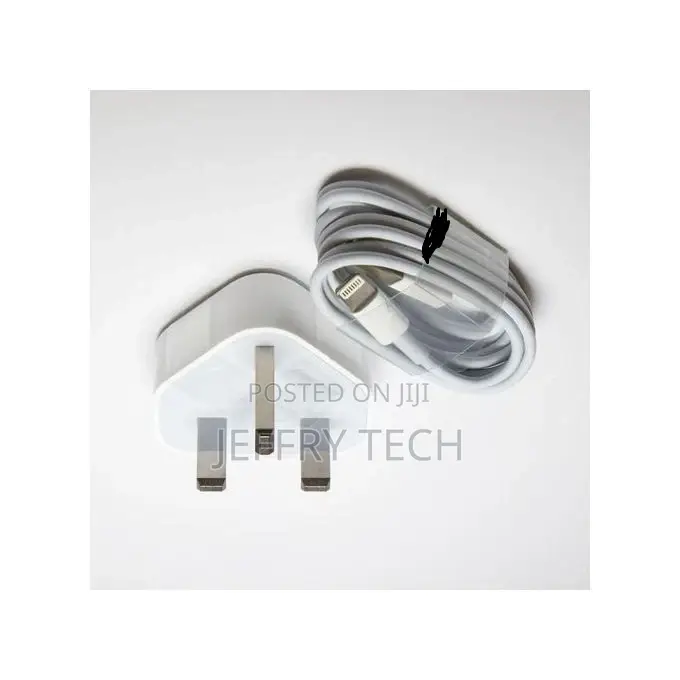 Charger Head and Cord for iPhones - White