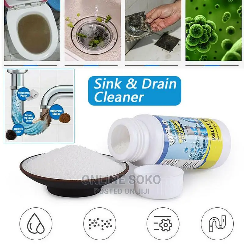 Kitchen Bathroom Wild Tornado Sink Drain Cleaner, 110g