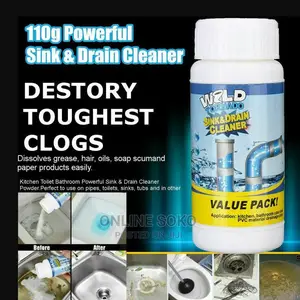 Kitchen Bathroom Wild Tornado Sink Drain Cleaner, 110g