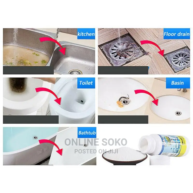 Kitchen Bathroom Wild Tornado Sink Drain Cleaner, 110g