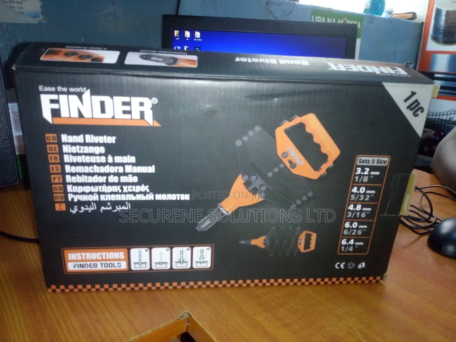 Blind Rivet Gun/Tool Finder