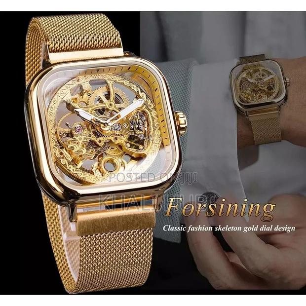 Forsining Mesh Strap Automatic Watch - thumbnail 3