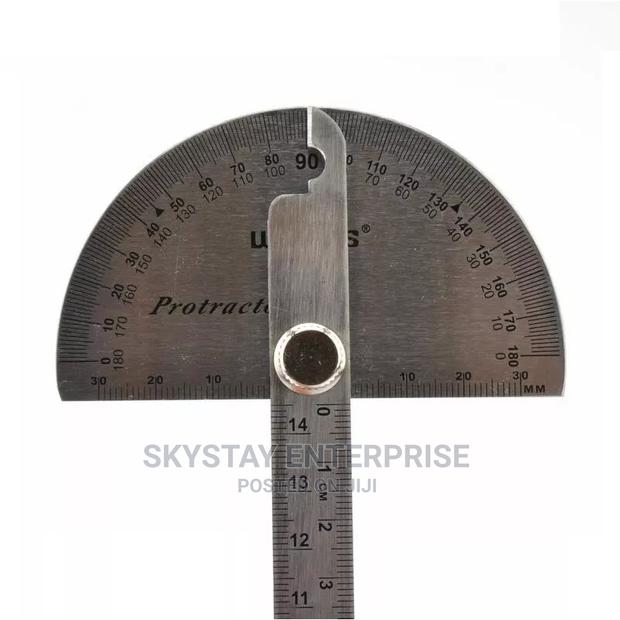 Protractor Ruler Stainless Steel - thumbnail 2