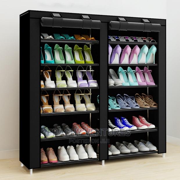 Fancy Two Columns Shoe Rack. - main view