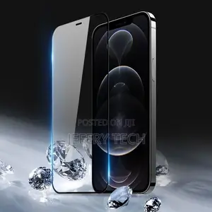 Full Screen Tempered Glass Film for iPhone 12 Pro Max(Black)